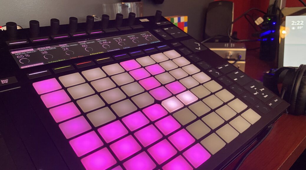 My Ableton Push 2 at work.